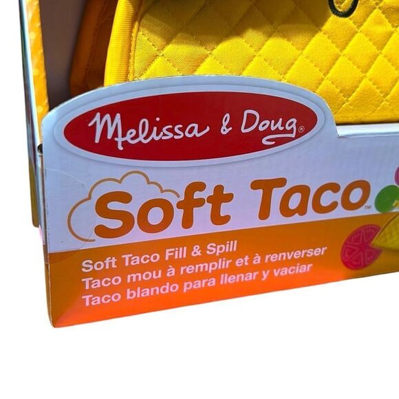 Melissa & Doug Baby Toy Soft Taco Fill & Spill Sensory Infant Toddler NEW - Picture 3 of 8